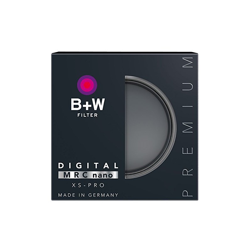 B+W 37mm 3.0-1000x Multi-Resistant Coating Nano Camera Lens Filter, Gray