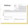 Herlitz Receipt Pad 402, Self-Copying, A6 Landscape, 2 x 40