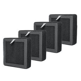 Nispira 3-in-1 True HEPA Carbon Filter Replacement Compatible with Osimo A2 Air Purifier, 4 Packs