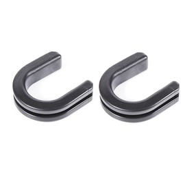 Harley Luggage Rack Side Plate mounting Bracket Grommet Fits for Harley Touring Sissy Bar Backrest 1987-2024, Part for 52682-09, (Black#2)