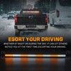 XRIDONSEN 35 inch Traffic Advisor Light Bar 144 LED Amber