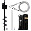 Duckygoo Dog Tie Out Cable & Stake with Lock-Cap, Heavy