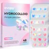 Pimple Patches Blue Pink Heart Cloud Butterfly Flower 12MM 48PCS