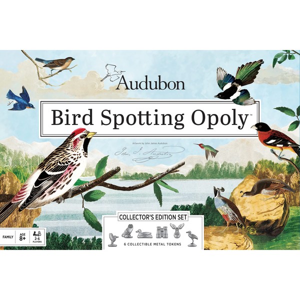 MasterPieces Opoly Board Games - Audubon Opoly - Officially Licensed Board Games for Adults, Kids, & Family