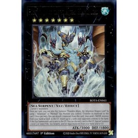 Poseidra Abyss, The Atlantean Dragon Lord - ROTA-EN043 - Ultra Rare - 1st Edition