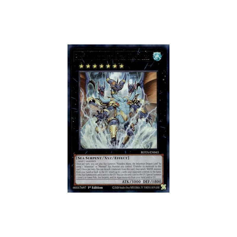 Poseidra Abyss, The Atlantean Dragon Lord - ROTA-EN043 - Ultra