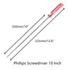 Kyuionty Phillips Screwdriver 10 Inch, Long Screwdriver #1 Extra Long