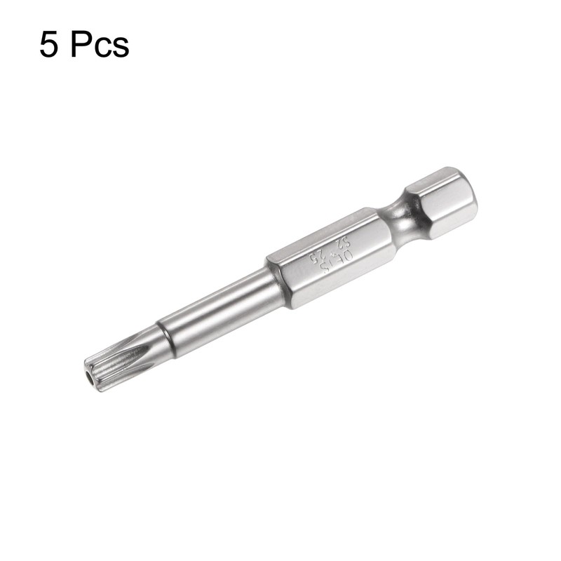 QUARKZMAN Security Torx Bit 1/4 Inch Hex Shank 2 Inch