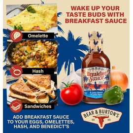 Bear and Burton's Breakfast Sauce | A Savory Breakfast Sauce from the Makers of W Sauce | 12 Fl Oz