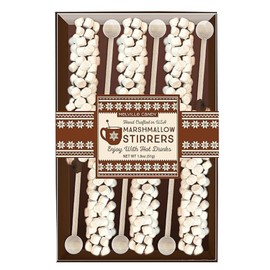 Melville Candy, Mini Marshmallow Dipped Chocolate Stirrers Gift Set, Count of 6