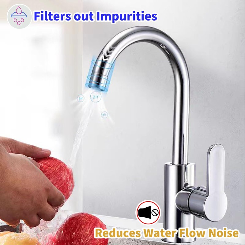 TSBSHum Bathroom Sink Aerator,2.2 GPM Faucet Aerator, Made of Solid