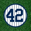 After Dark Crafting Yankees Mariano Rivera #42 100% waterproof vinyl sticker decal - several sizes - 2.5 inches