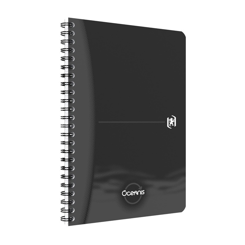 Oxford 1 x A5 Squared Spiral Notebook - Oceanis Recycled
