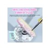 Kit Esmalte Uñas Gel Blanco,gel Crear Letras, Ondas Y Flores