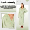 Daisy Dreamer Womens Robe Stripe Jacquard Soft Warm Belted Long