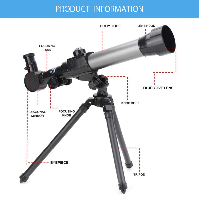 Telescopes for Kids Beginners 60mm HD Refractor Telescope for Astronomy