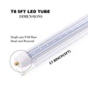 WAHADI 6-Pack 5FT 48W T8 LED Tube Light Daylight 6000k
