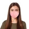 DALIX Cloth Face Mask Reuseable Washable in Pink Made in