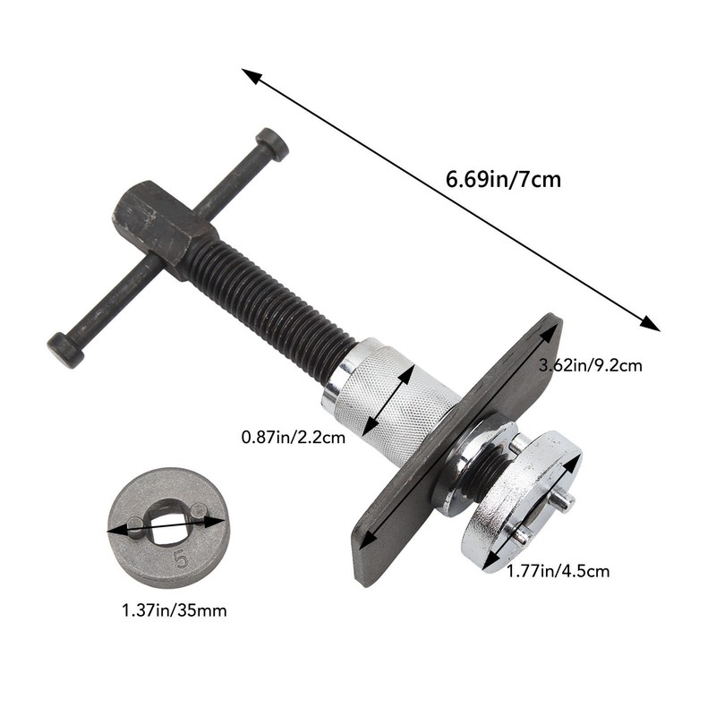 4Pcs Disc Brake Piston Caliper Non Slip High Hardness Rugged