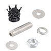 Lunsom License Plate Screws Fastener Bling Mounting License Plate Bolts