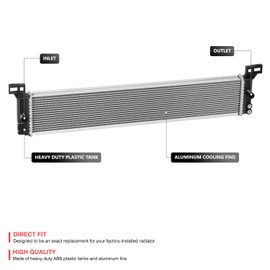 DNA MOTORING OE Style Hybrid Inverter Cooler Compatible with Toyota Highlander 2020-2024 Grand Highlander 2024 / Sienna 2021-2024 2.5L Hybrid Models, OEM-RA-13907