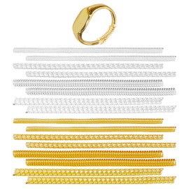 16-Piece Ring Adjuster, Clear Plastic Ring Cover, Ring Accessories, Ring Size Adjustment Supplies.