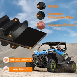 KPALAG CVT Drive Belt Heavy Duty Clutch Belt Compatible with CFMoto ZFORCE 1000 CFORCE 1000 CFORCE 800XC UFORCE 1000 ZFORCE 950 Sport UFORCE 1000xL Replace#: 0JWA-055000-10000