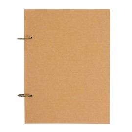 AllBright A4 Size Sketch Illustration Doodle Memo Notebook Kraft Paper Ring Album 100 Sheets