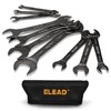 ELEAD Super-Thin Open End Wrench Set | 10-Piece Metric 5.5-27mm