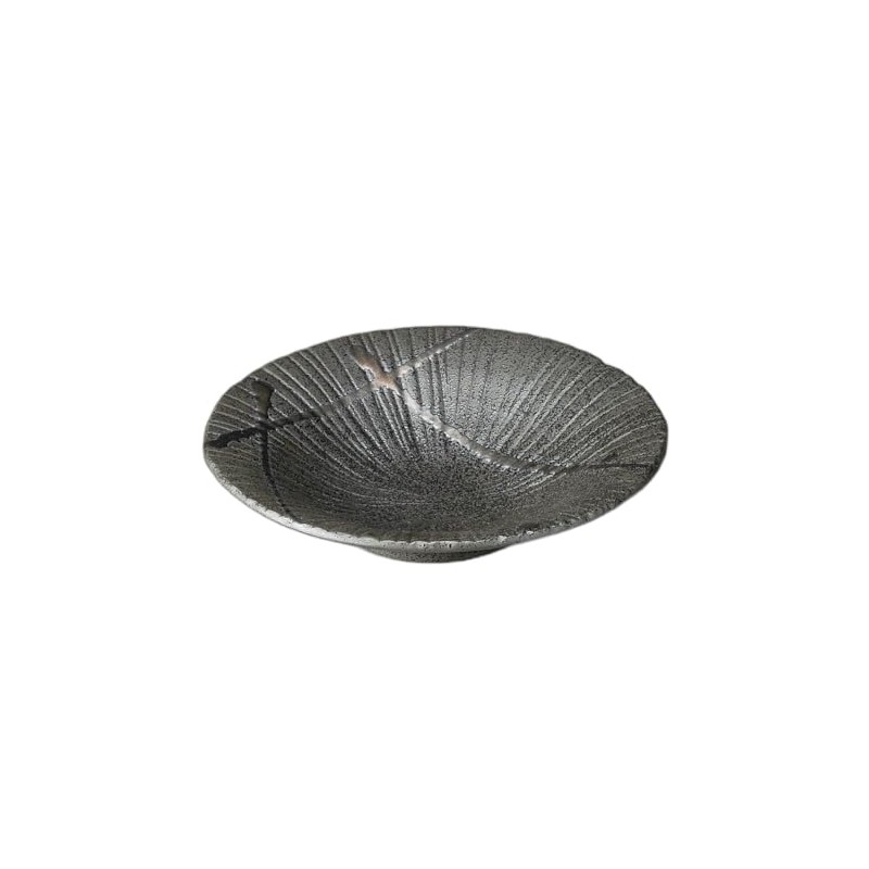 Black Gold Sink Carving Tokusa Shaped Multi-Purpose Pot [7.9 x