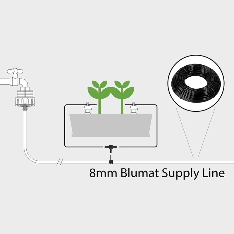 BLUMAT 30405 Water Supply Tube, 32.8-Feet, Black