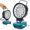 LED Work Light 36w 3800lm Flashlight Compatible with Makita 18v