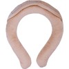 Toplan Heated Neck Ring with Cover, Medium, Beige