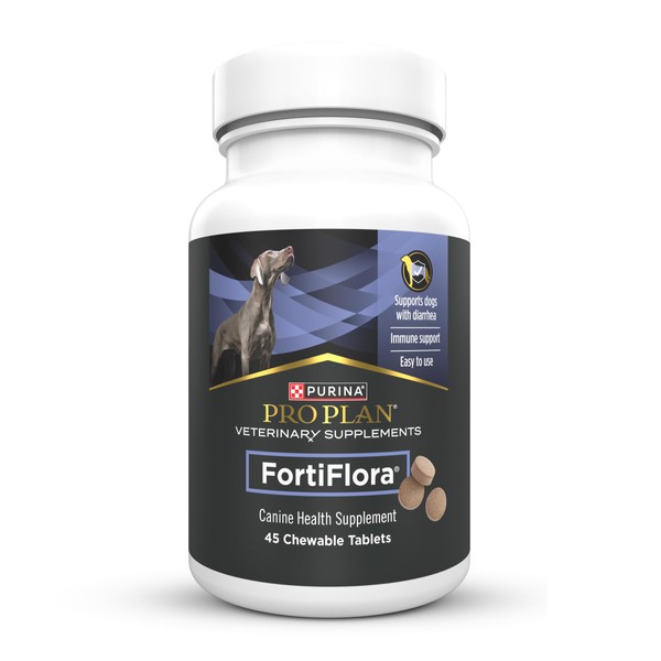 Purina Pro Plan Veterinary Supplements FortiFlora Probiotics for Dogs Chewable