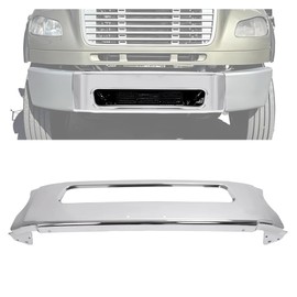 HECASA Front Center Bumper Compatible with 2003-2021 Freightliner M2 106 112 Replacement for A2126683005 Steel Chrome Silvery
