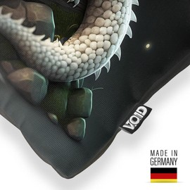 VOID Dragon Lizard Fairy Tale Children's Cushion Cover Sofa Couch Living Room Decoration Waterproof Outdoor Garden Cushion Cover Decoration Cushion Size: 40 x 40 cm