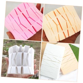 Outanaya 3bags Non Wedge Makeup Sponges Wet Dry Dual-use Powder Puff for Application Cut Sponges Skin Tone