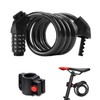 Candado para Bicicleta, Candado de Bicicleta con Combinación,120 cm con