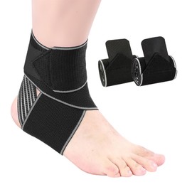 AEVIORA 1 Par Tobillera para Esguince Ortopédica, Tobilleras Deportivas Ajustable, Antideslizante Soporte de Tobillo Súper Elástico Transpirable, Adecuado para Hombres y Mujeres Fitness y Deportes