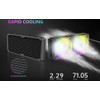 T-240MM Black ARGB Liquid CPU Water Cooling with 240mm ARGB