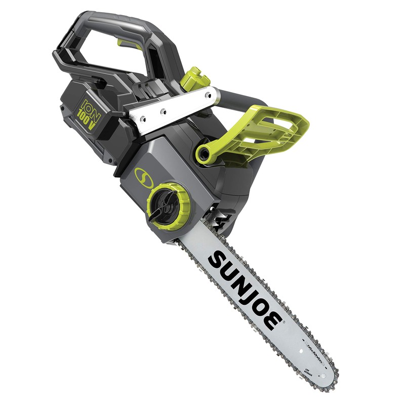 Sun Joe iON100V-18CS-CT 18-Inch 100-Volt Brushless Lithium-iON Cordless Handheld Chain