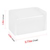 2 Pack Toothbrush Holder Wall Mounted with Cover for Bathroom,