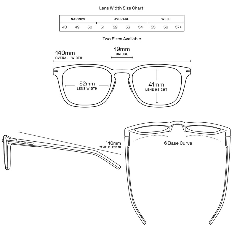 ROKA Rory Gen 1 Ultra-Lightweight Rectangular Frame Readers - Matte