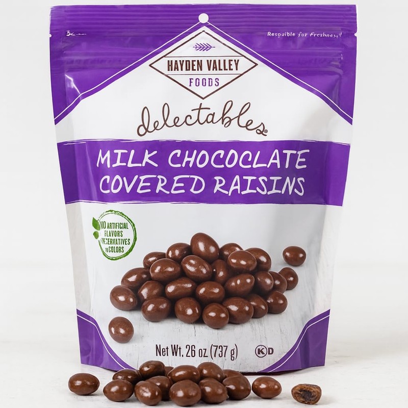 Hayden Valley Foods Milk Chocolate Covered Raisins | 26 oz