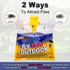 Glovv 2 Pack Disposable Fly Traps Outdoor Hanging, Fly Trap