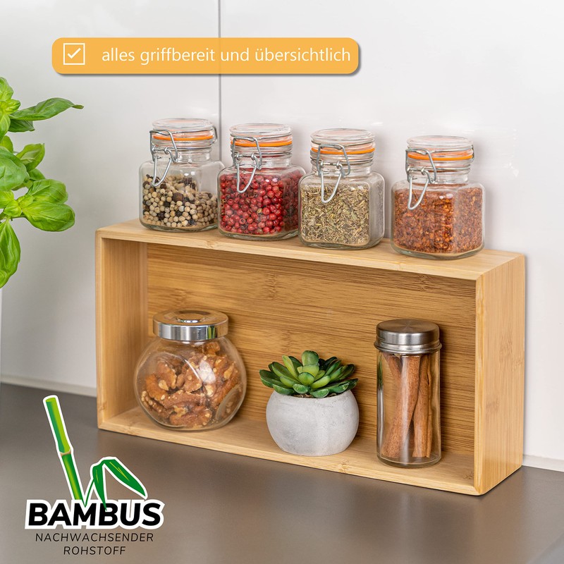 bremermann Bamboo Storage Box 30 x 7.5 x 15 cm