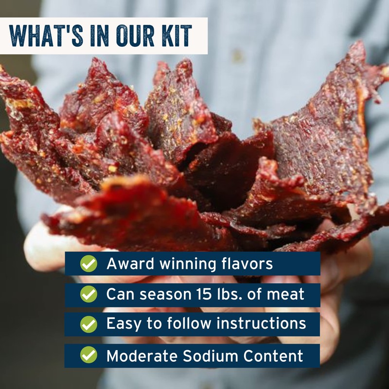 PS Seasoning Jerky Seasoning and Cure Kit (Teriyaki) - Award-Winning