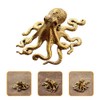 Warmhm Retro Octopus Model Ornament Octopus Statue Figurine Desktop Adornment