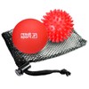 ResultSport Lacrosse & Spike Massage Ball Set with Storage Bag,