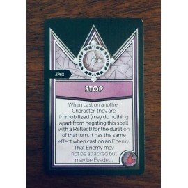 USAopoly Kingdom Hearts Talisman | Stop Spell Card | Extra/Replacem